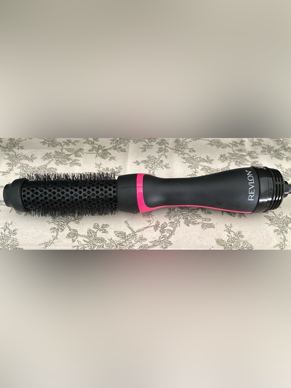 Revlon Black and Pink Hot Air Round Styling Brush
